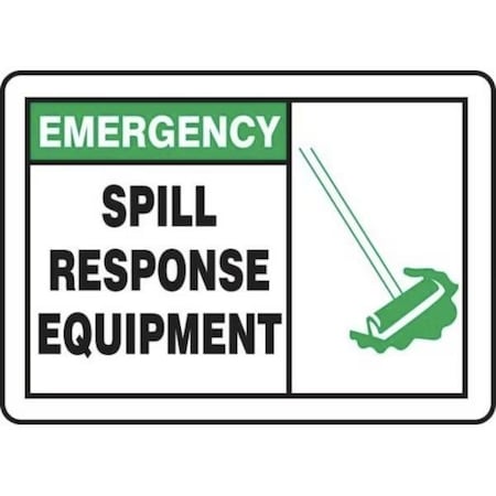 Accuform EMERGENCY SAFETY SIGN SPILL MCHL906XT MCHL906XT